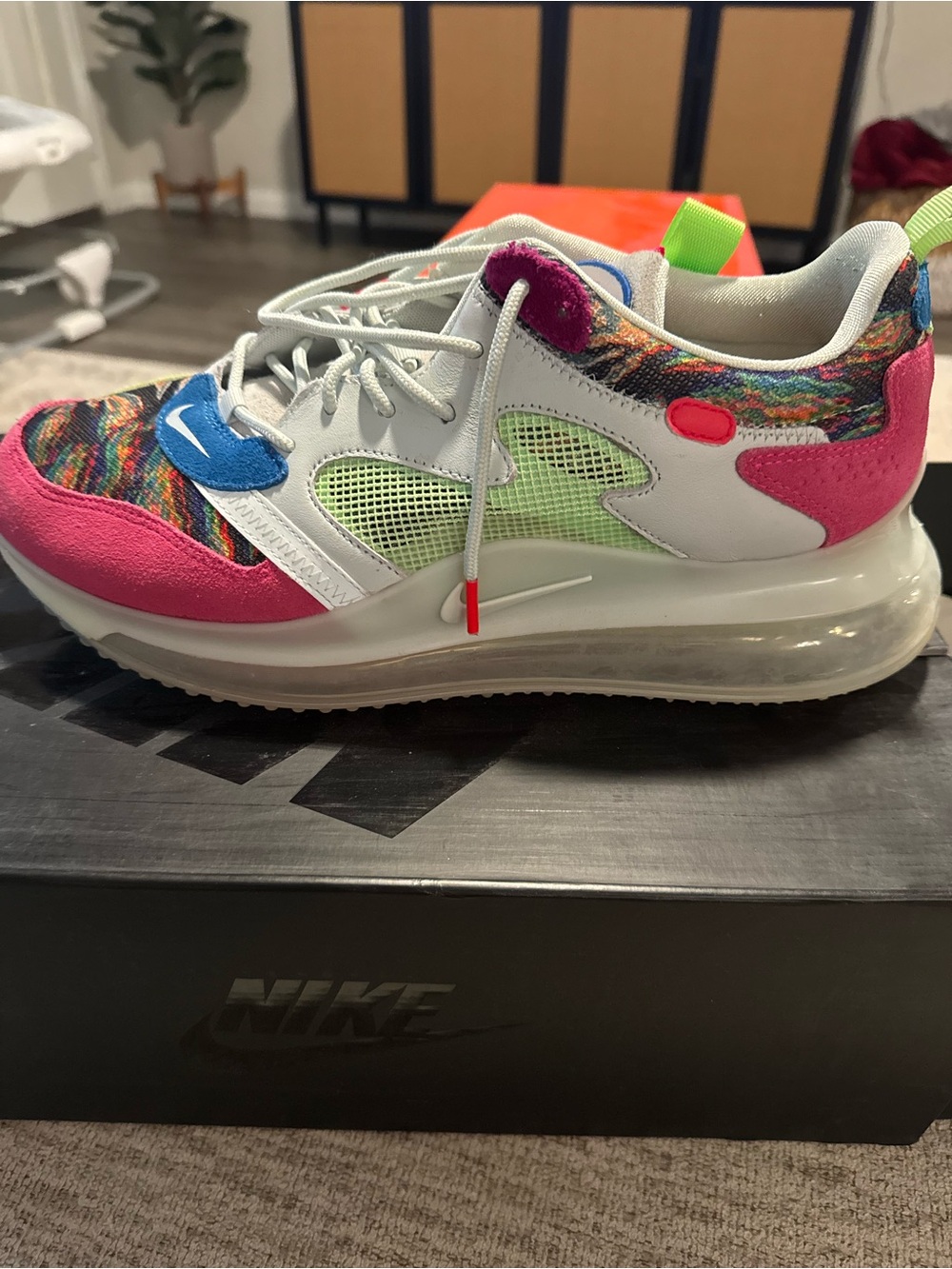 Nike Colorblock Air Max Sneakers - Pink/Multicolor